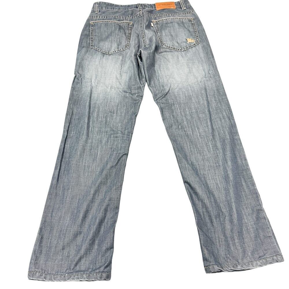 Burberry Brit Straight Leg Dark Wash Denim Jeans Size 32 - Picture 3 of 8